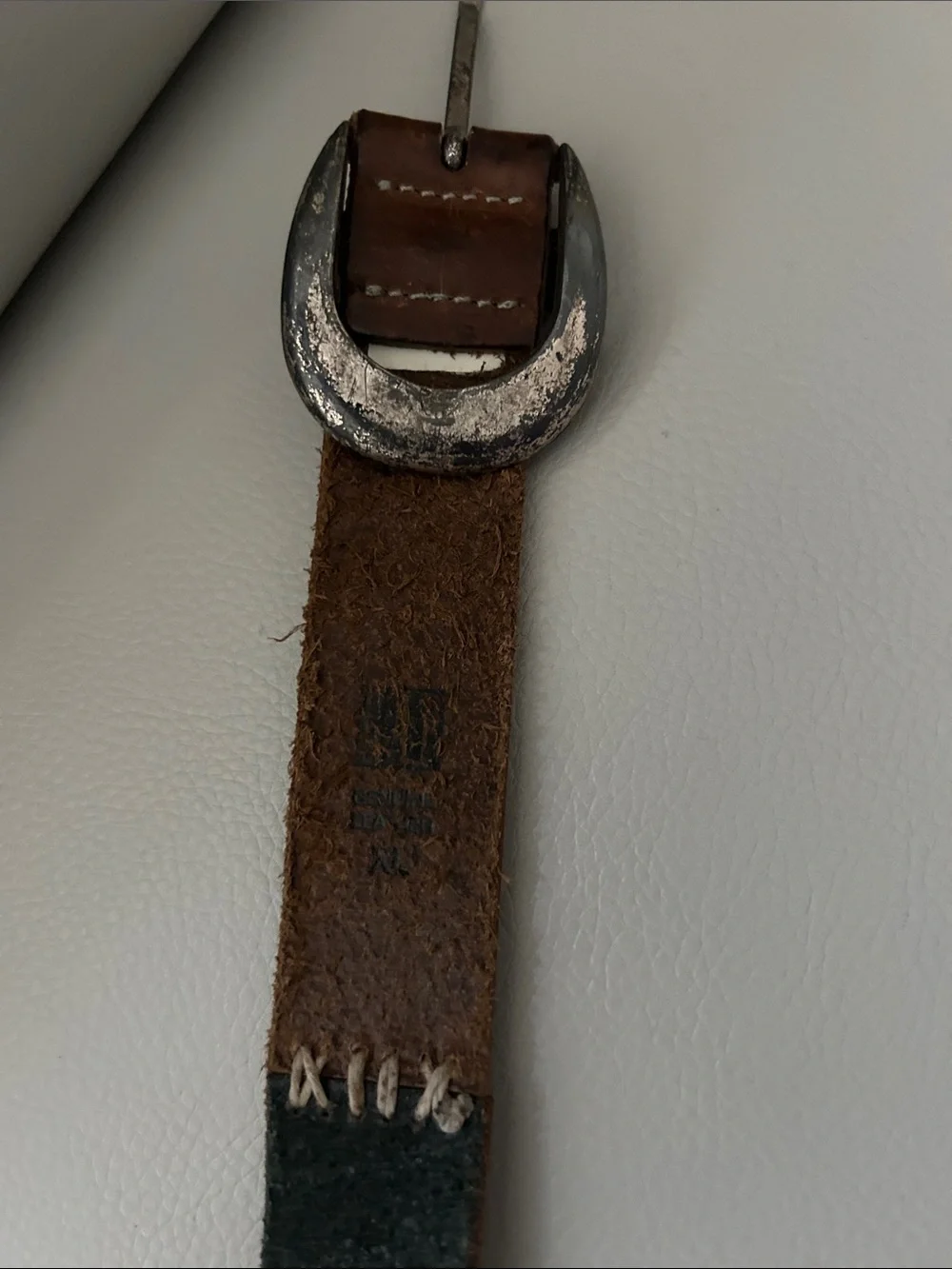 GAP Kids Leather Belt with Silver Buckle